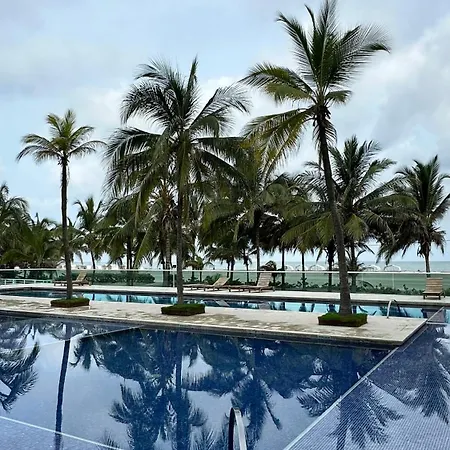 Apartamento Cómodo Con Vista Al Mar Y A Piscinas Cartagena
